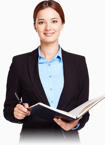 Travel agent planning an itinerary