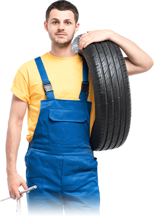 Car dealership sales consultant with a customer